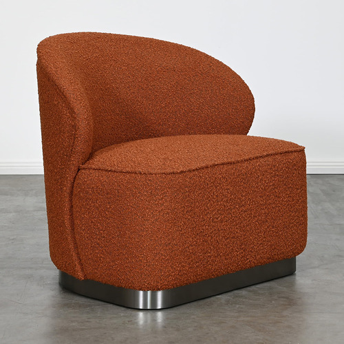 Brick Eognagh Boucle Accent Chair Temple Webster